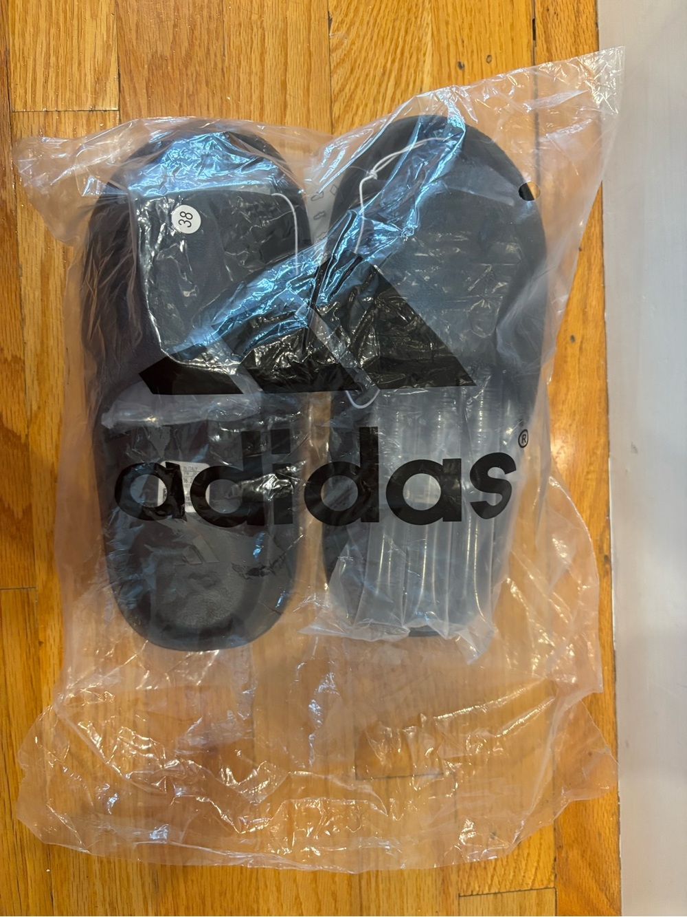 adidas Men's Black Yeezy Slide